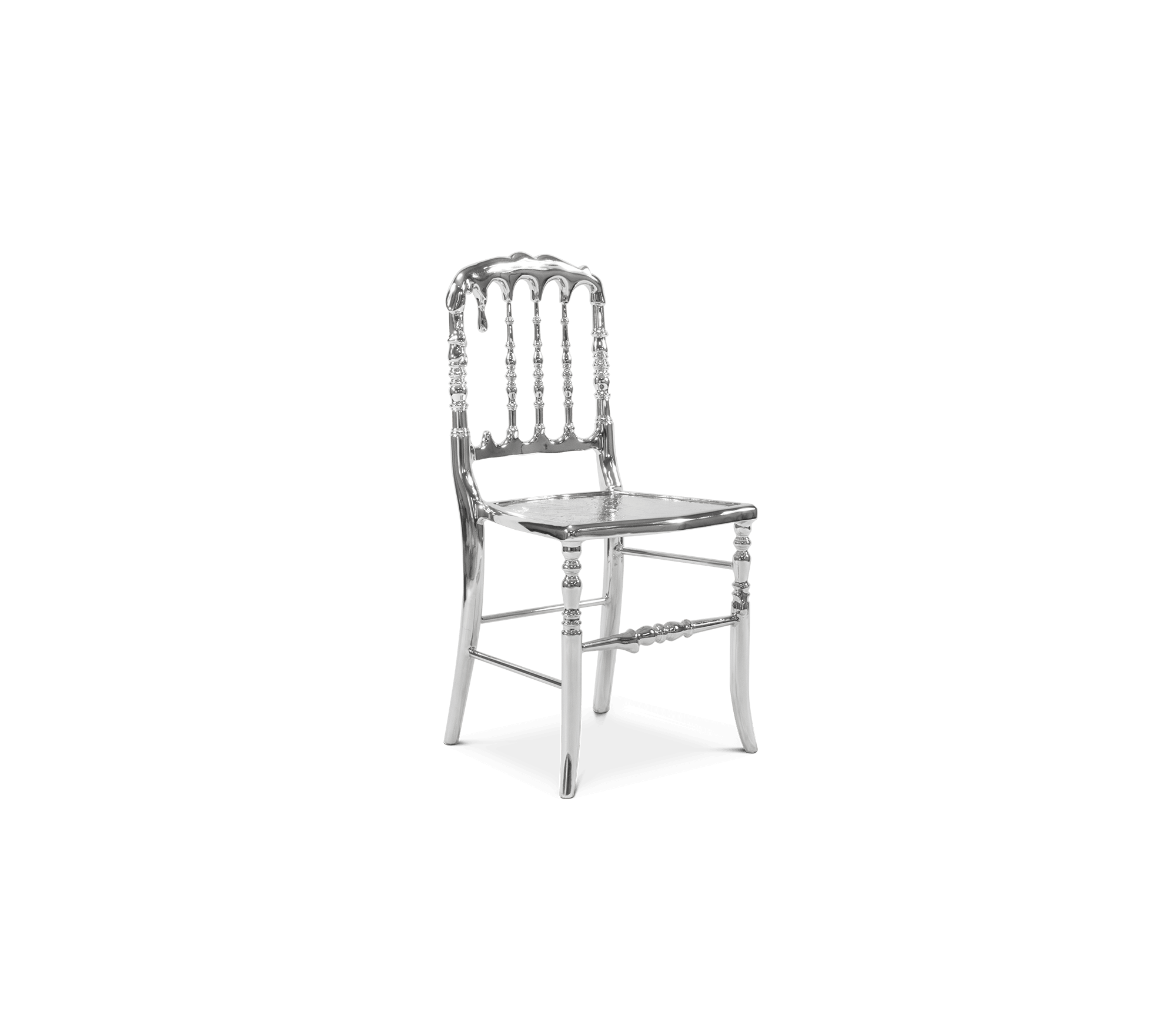 Emporium Silver Surrealist Cast Aluminium Chair