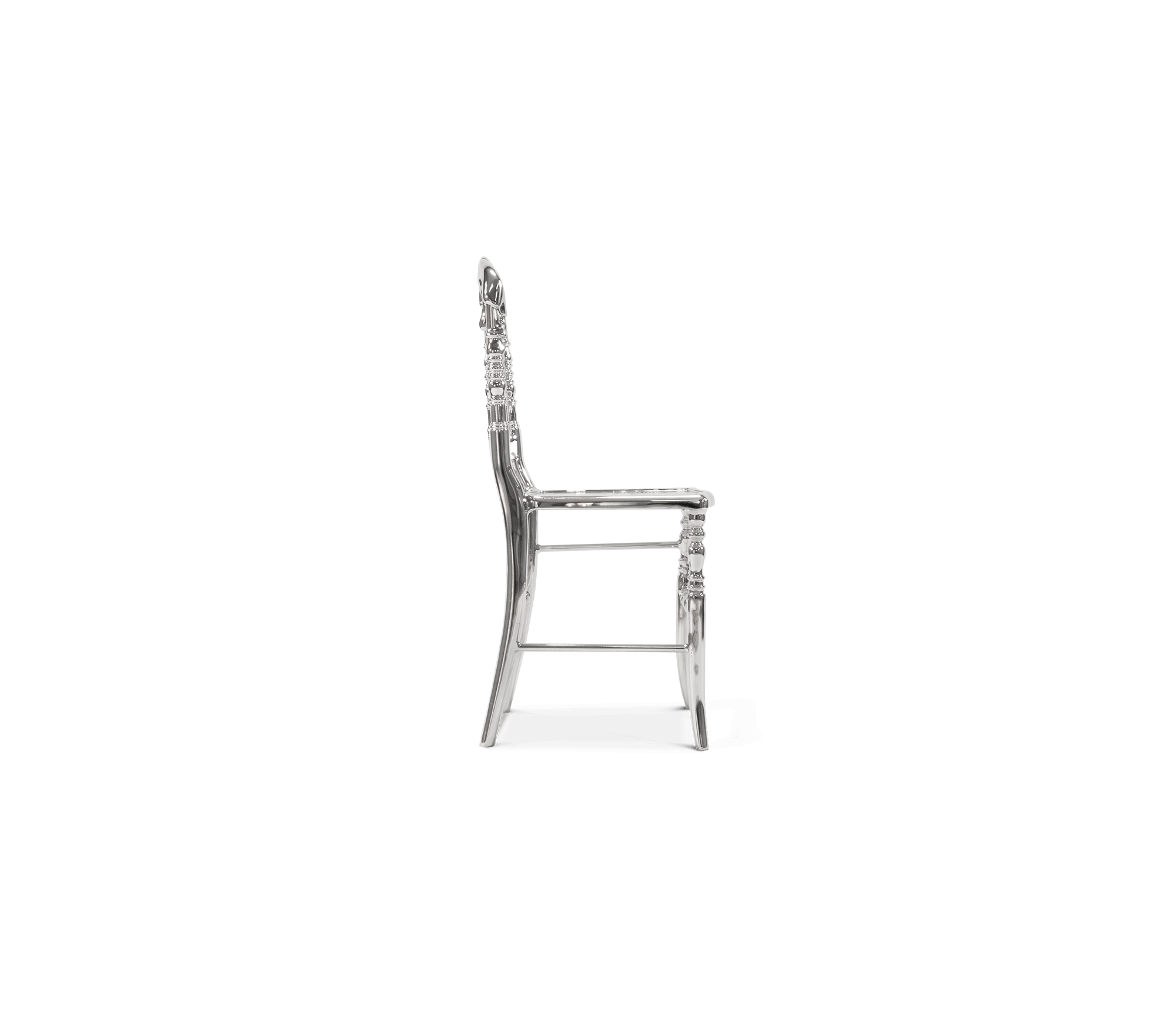 Emporium Silver Surrealist Cast Aluminium Chair