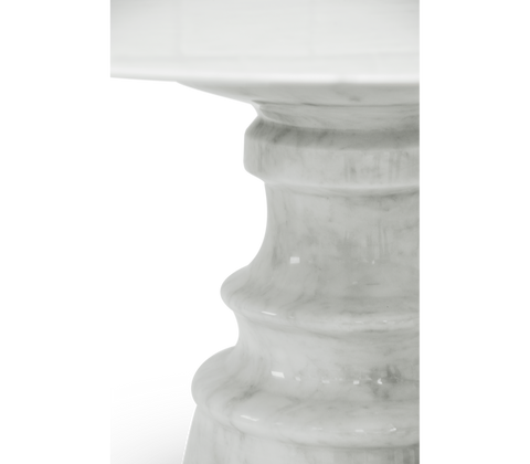 Pietra Round Classic Estremoz Marble Dining Table