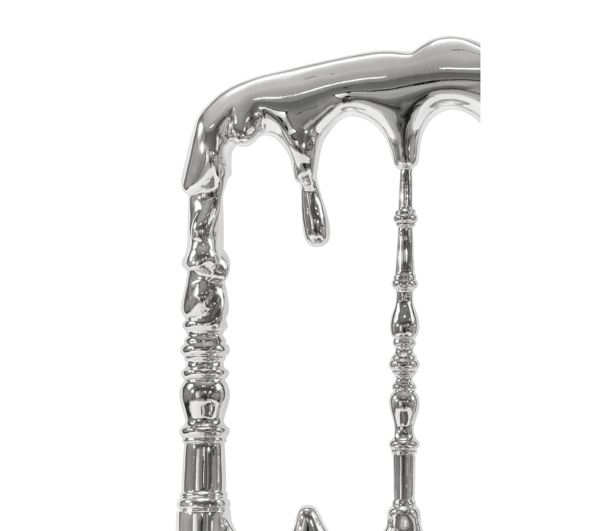 Emporium Silver Surrealist Cast Aluminium Chair
