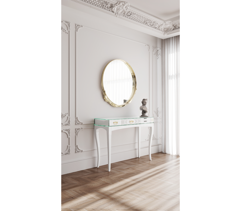 Soho Consoles with Modern Lacquered Entryways Cabinet Table