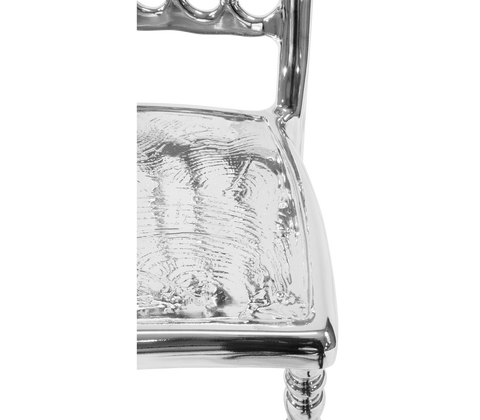 Emporium Silver Surrealist Cast Aluminium Chair