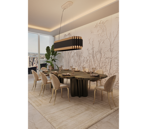 Fortuna Sculptural Dining Table