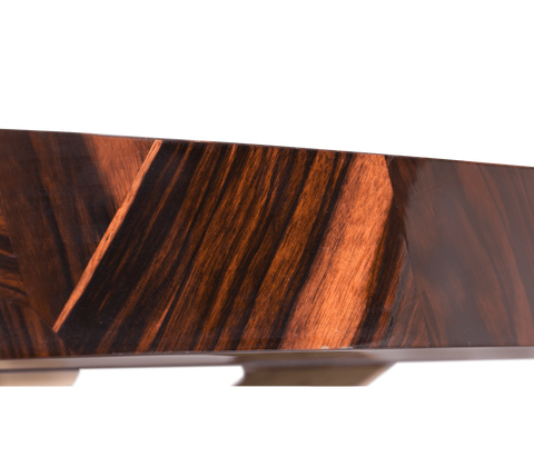 Patch Marquetry Round Dining Table