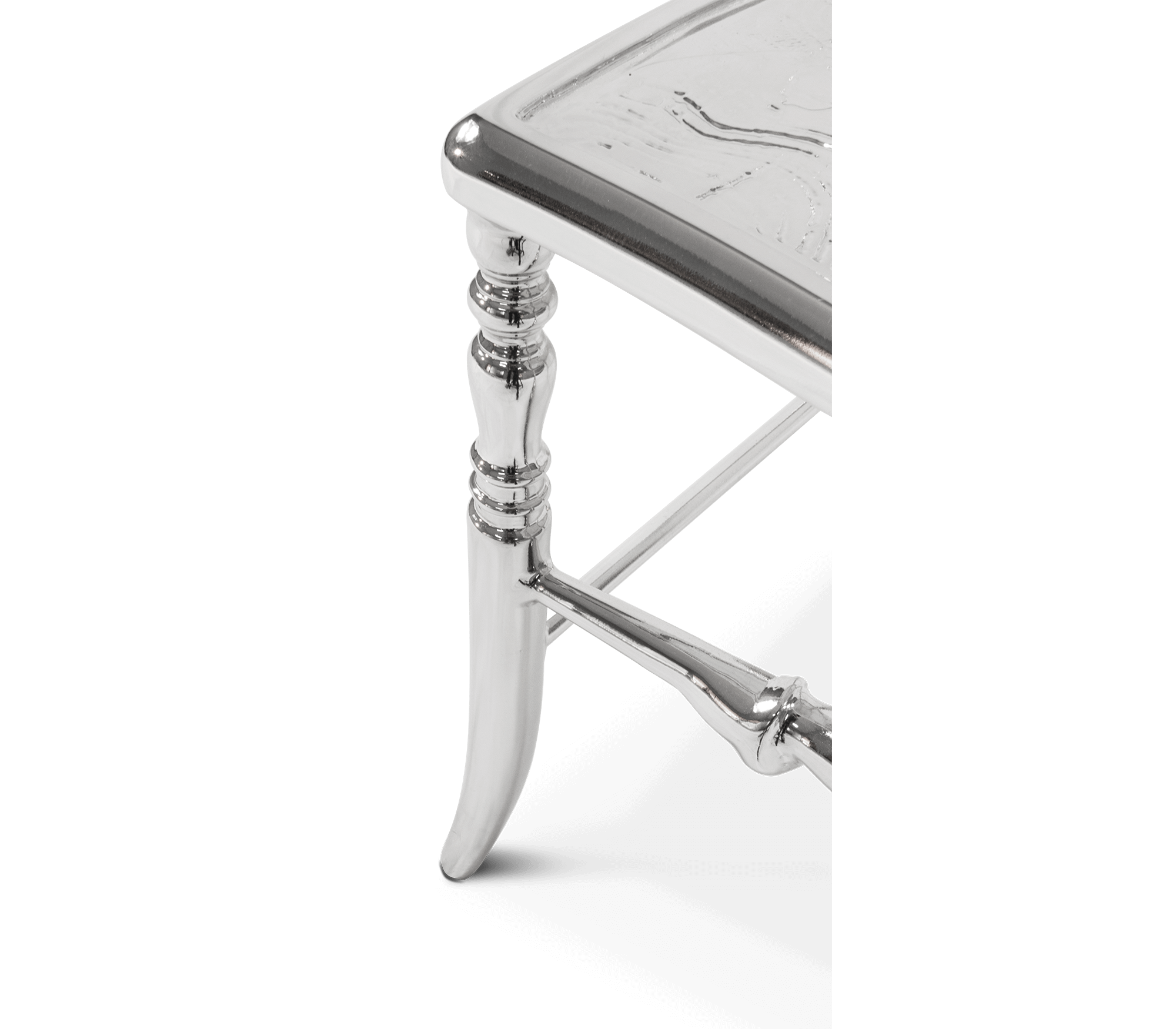 Emporium Silver Surrealist Cast Aluminium Chair