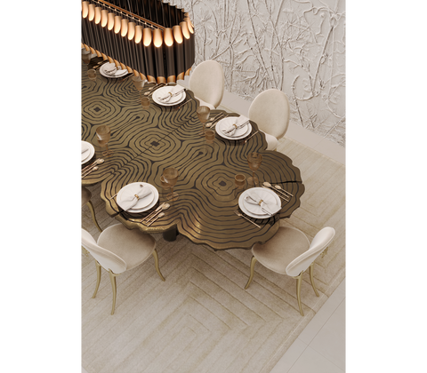 Fortuna Sculptural Dining Table