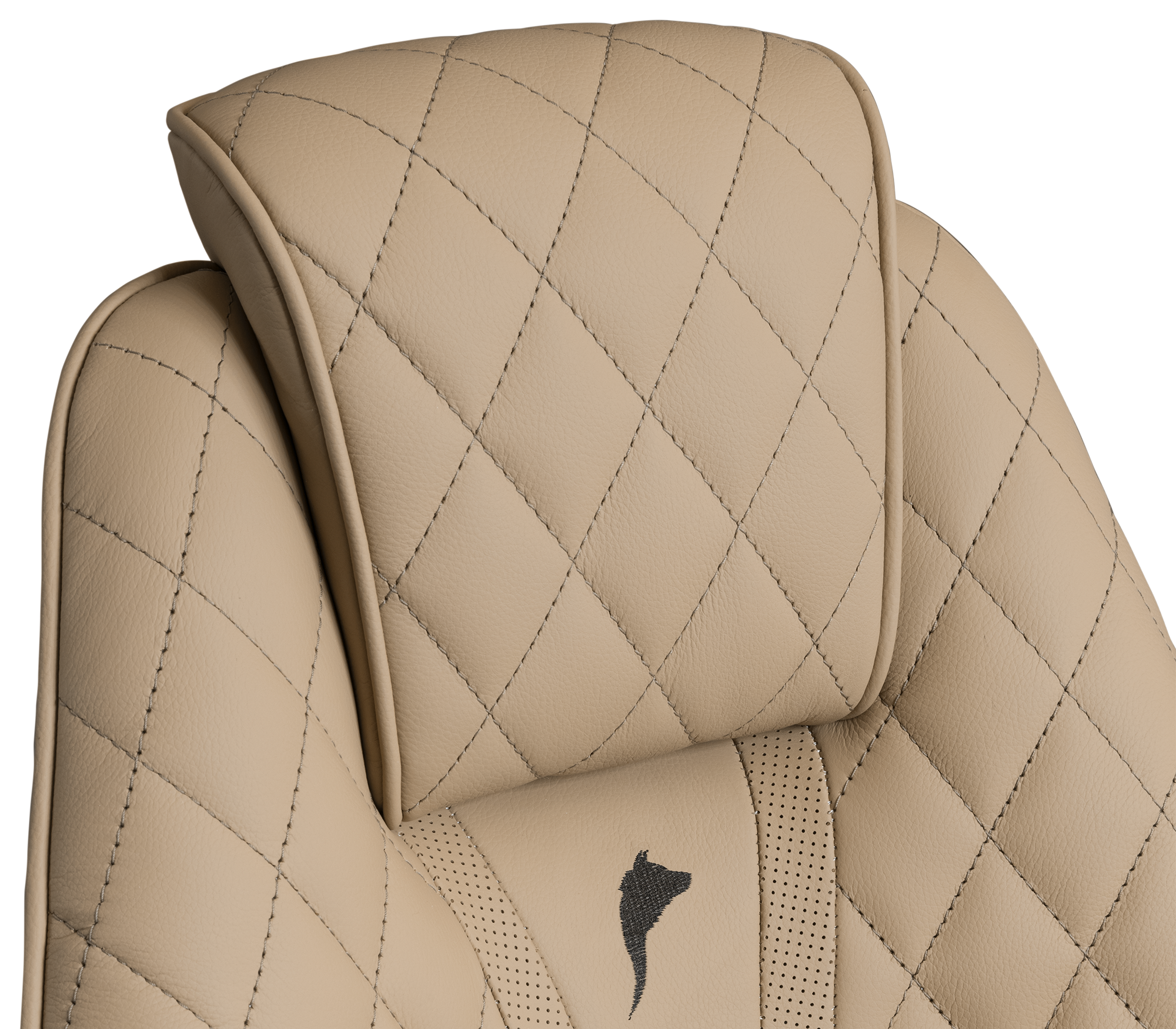 Atlas Diamond Stitch Leather Executive Office Chair