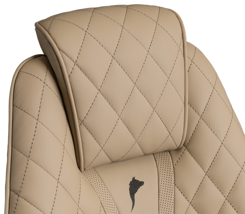 Atlas Diamond Stitch Leather Executive Office Chair