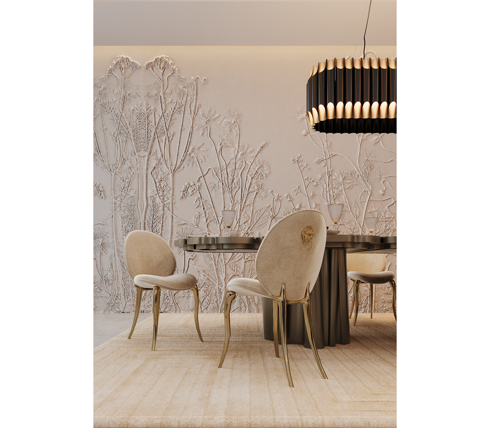 Fortuna Sculptural Dining Table