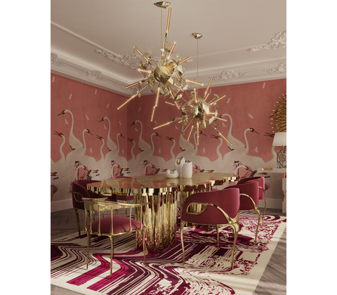 Fortuna Sculptural Dining Table