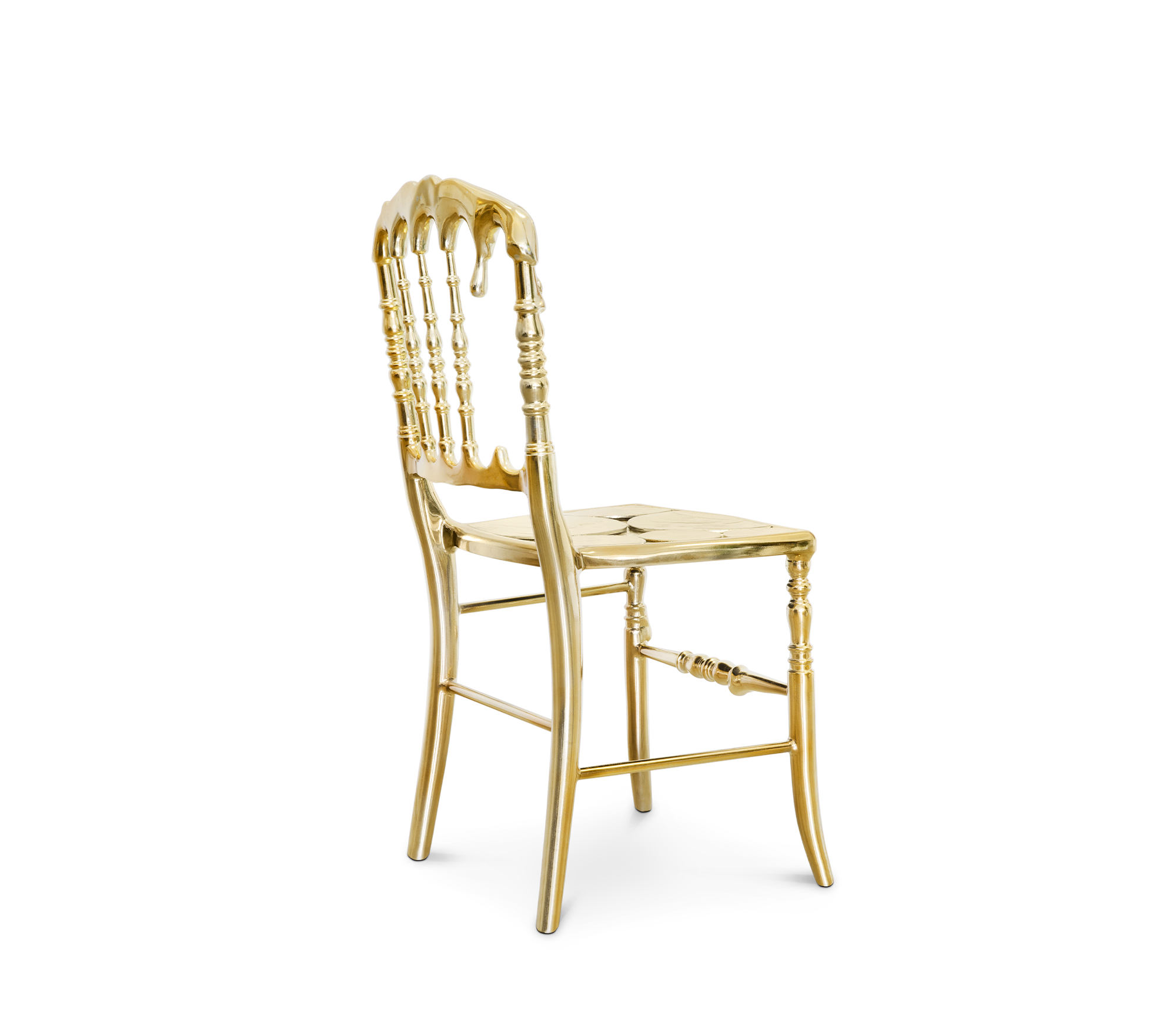 Mirrored Gold Dining Chair for Dining Room