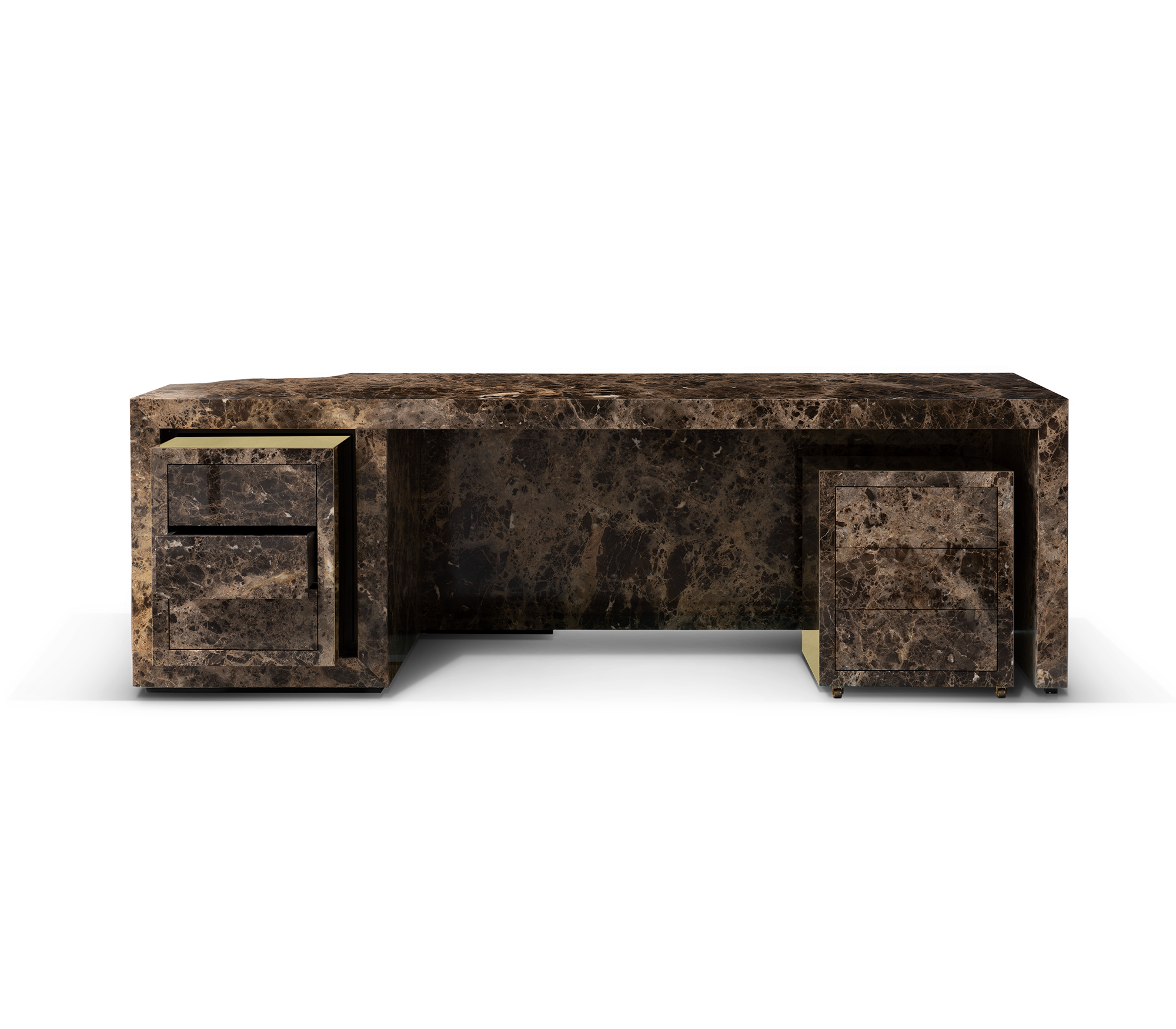 Lapiaz Karst Stone Marble Executive Desk