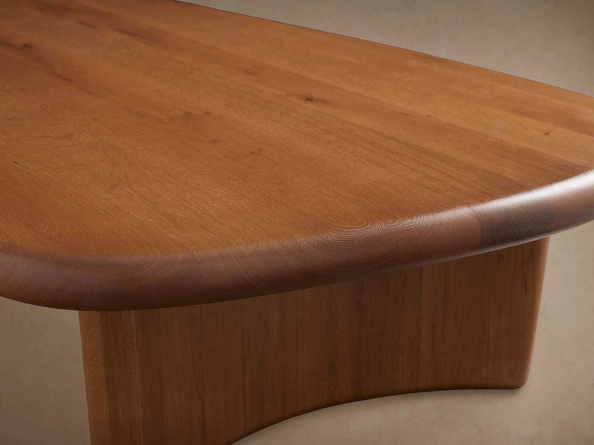 Akiro Coffee Table with Solid Oak Wood Sofa Center Tea Table Mid-Century Style