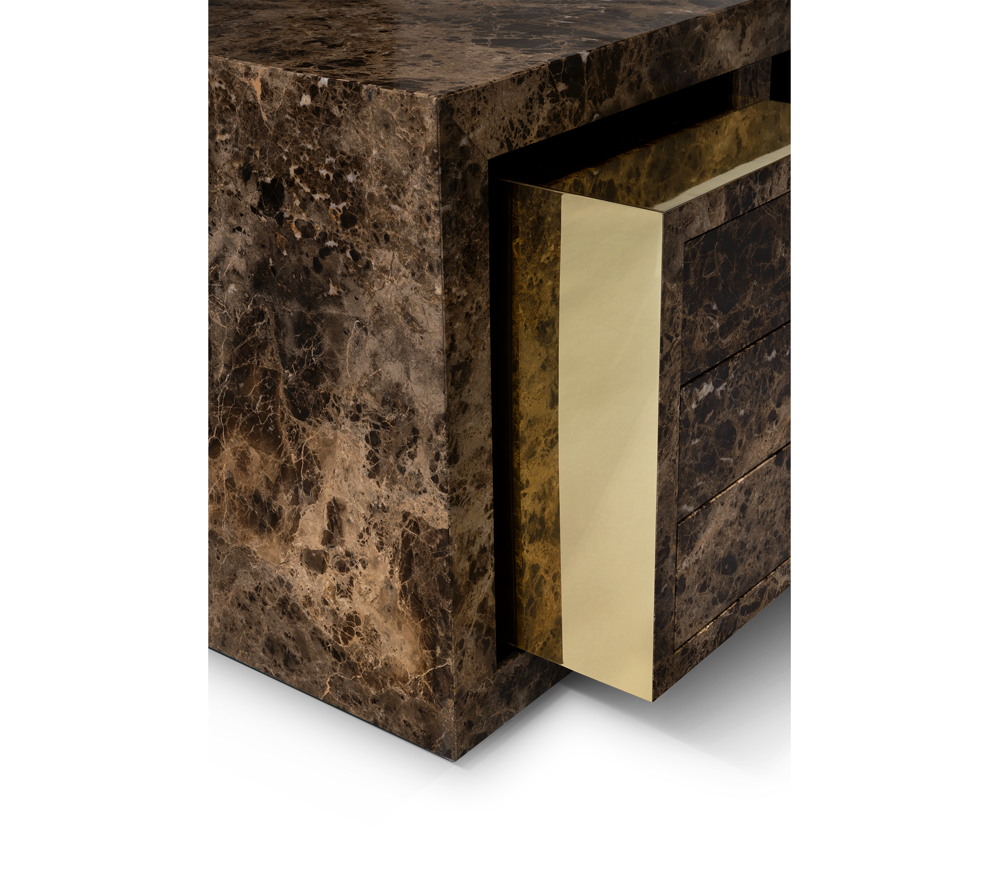 Lapiaz Karst Stone Marble Executive Desk
