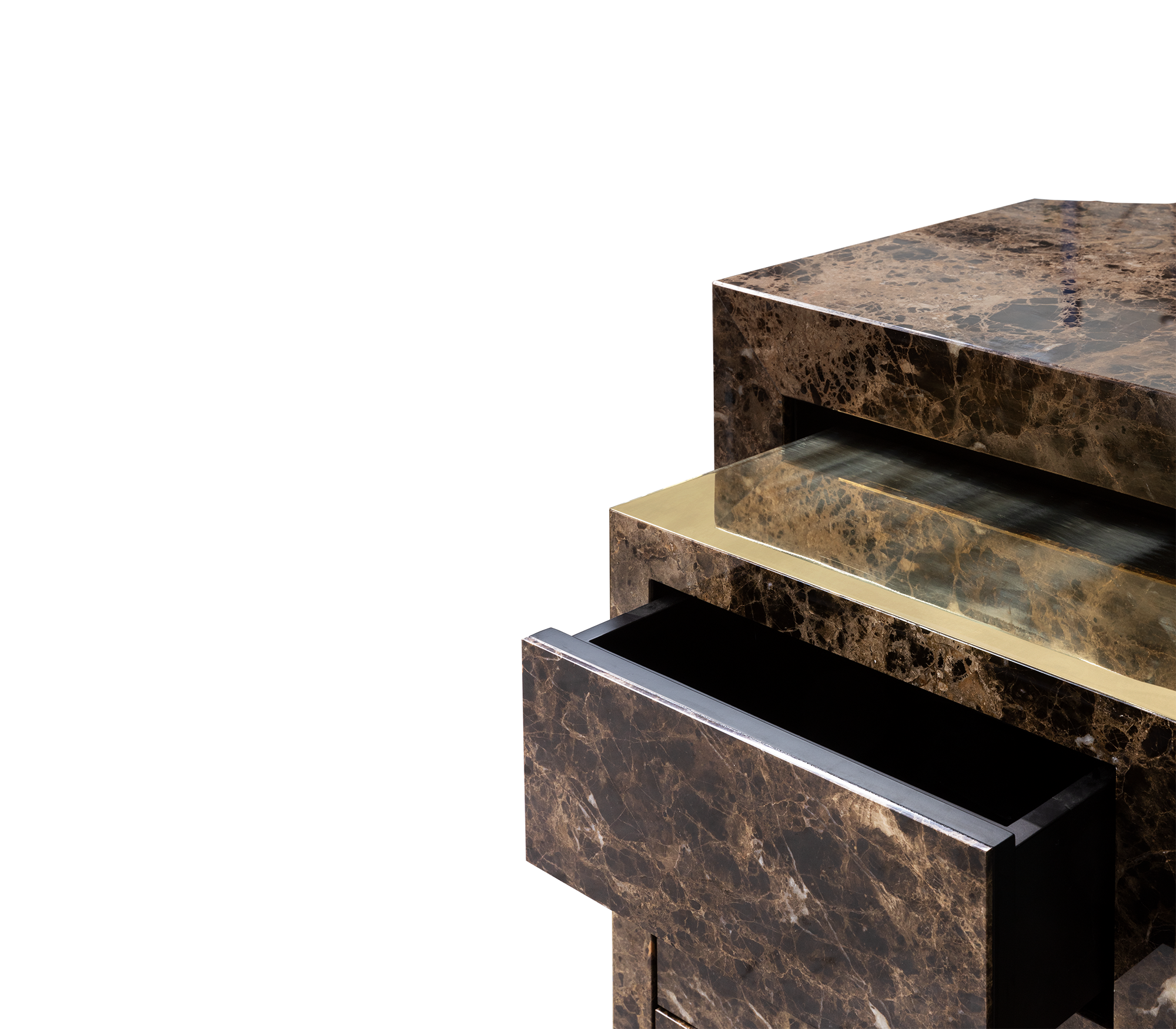 Lapiaz Karst Stone Marble Executive Desk