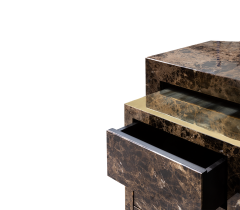 Lapiaz Karst Stone Marble Executive Desk