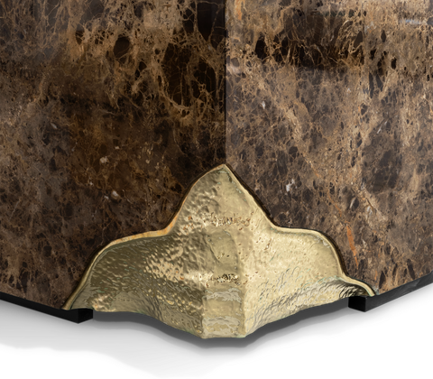 Lapiaz Karst Stone Marble Executive Desk