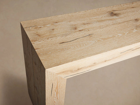 Sullivan Rural Entrance Console Table Reclaimed Oak Hallway Entryway Table