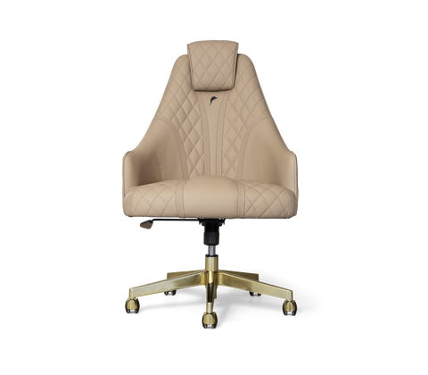 Atlas Diamond Stitch Leather Executive Office Chair