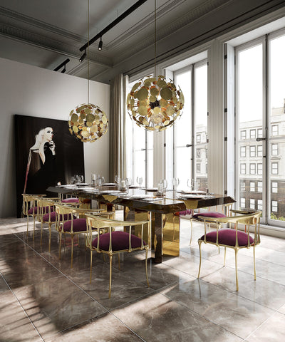 Empire Poplar Root Dining Table