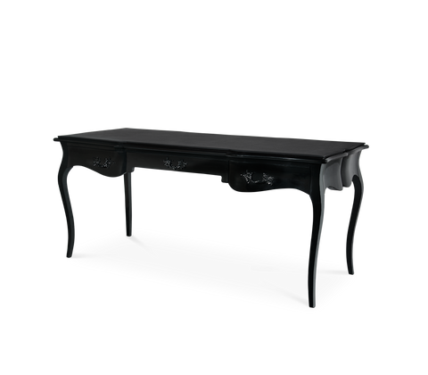 Boulevard II Gloss Black Classic Writing Desk