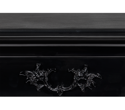 Boulevard II Gloss Black Classic Writing Desk