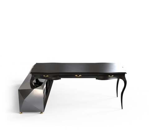 Boulevard Diamond Classic Modern Executive Desk