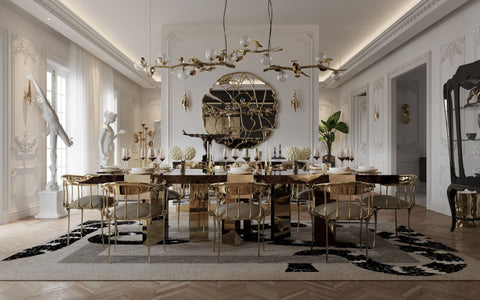Empire Poplar Root Dining Table