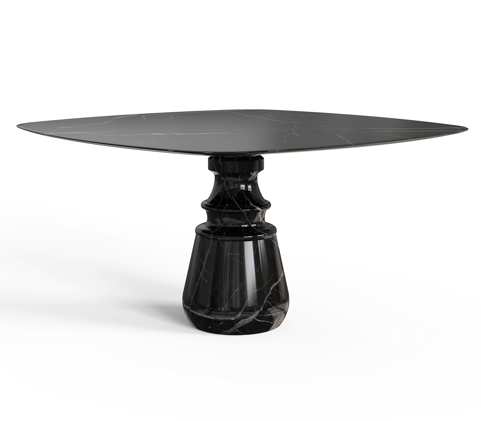 Pietra Square Marble Dining Table