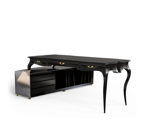 Boulevard Diamond Classic Modern Executive Desk