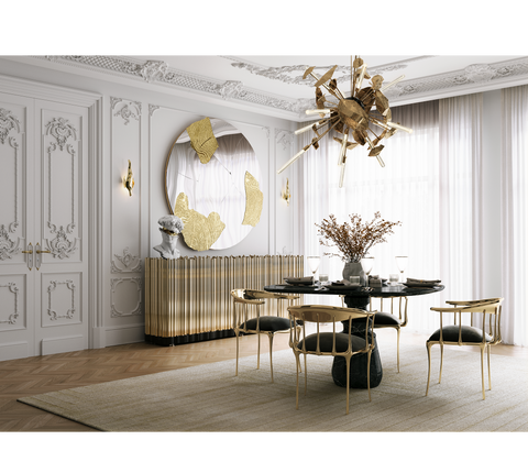 Pietra Square Marble Dining Table