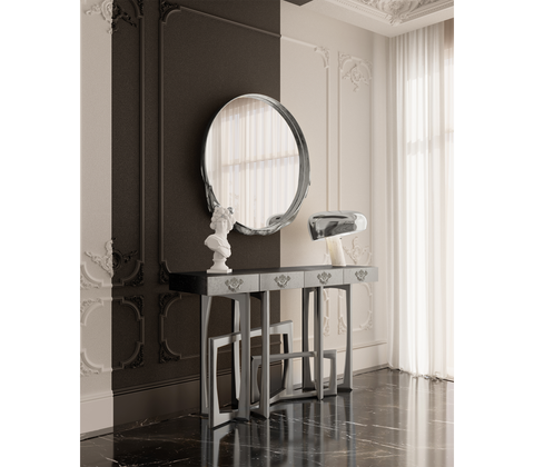Metropolis Consoles Gilded Modern Entryways Cabinet Table