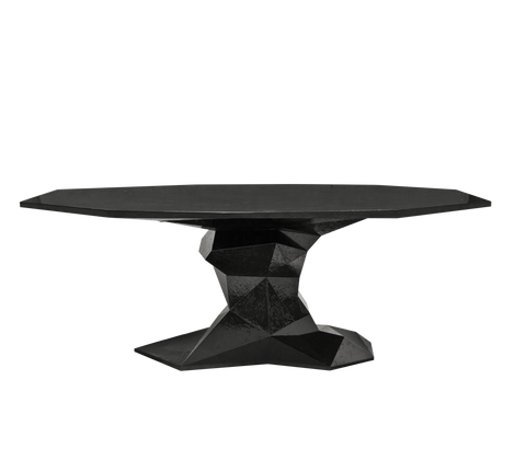 Faceted Design Dining Table for Dining Room