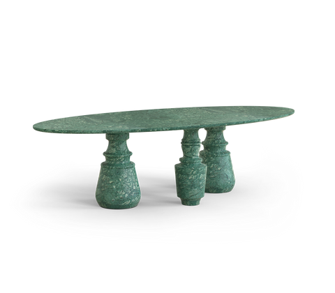 Pietra Oval XL Marble Dining Table