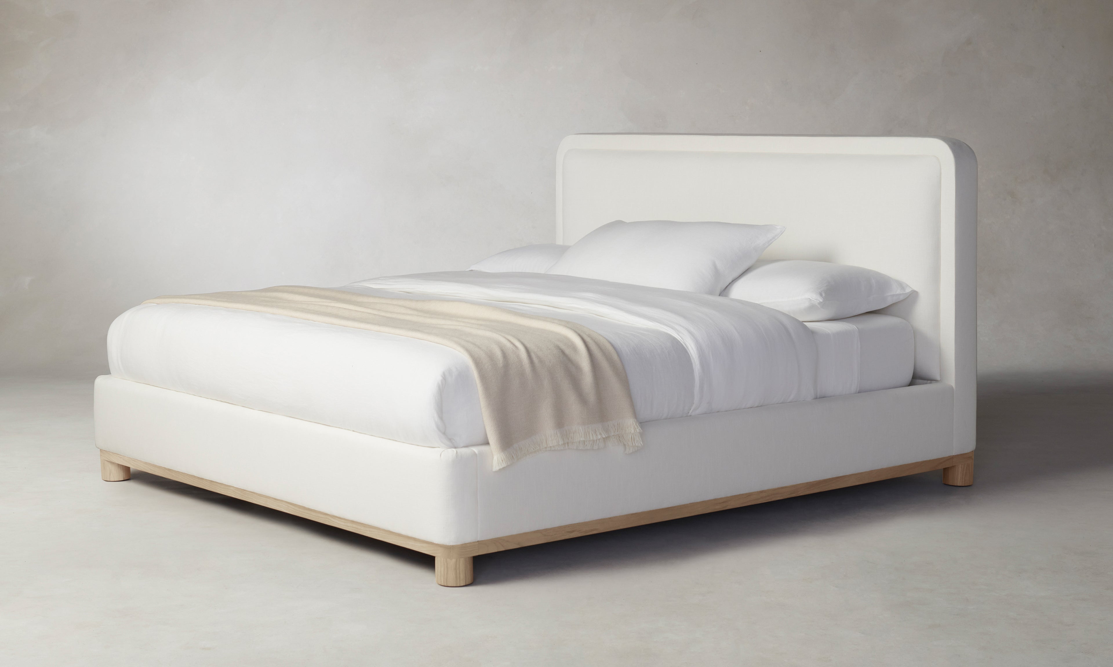 Kent Performance Textured Linen Bed