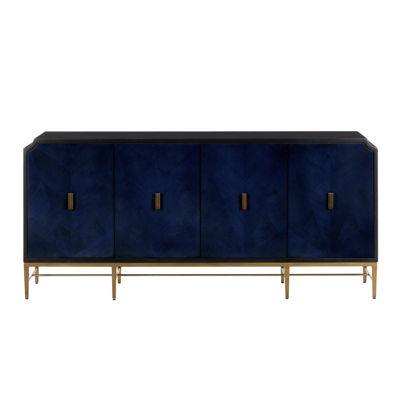 Kasta Wood & Brass Credenza