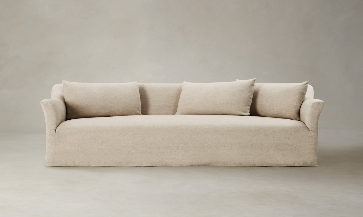 Leond Sofa - Performance Stonewashed Linen Dew