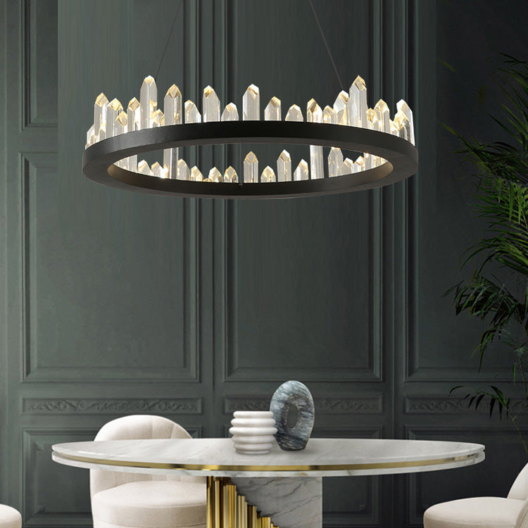 Housegent Leeti Crystal Round Chandelier