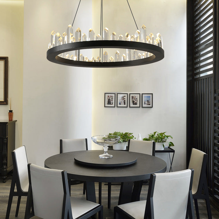 Housegent Leeti Crystal Round Chandelier