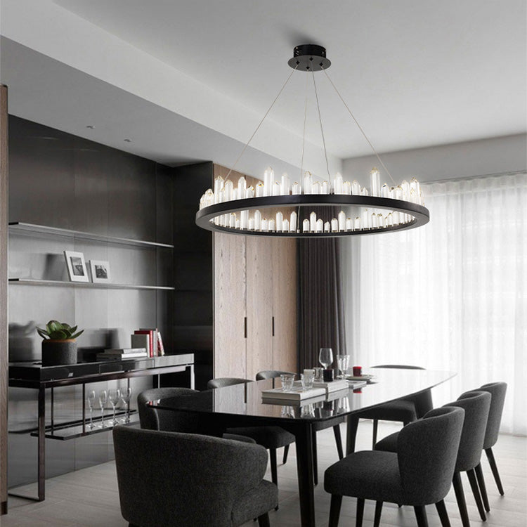 Housegent Leeti Crystal Round Chandelier