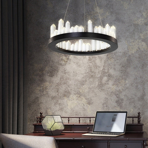 Housegent Leeti Crystal Round Chandelier