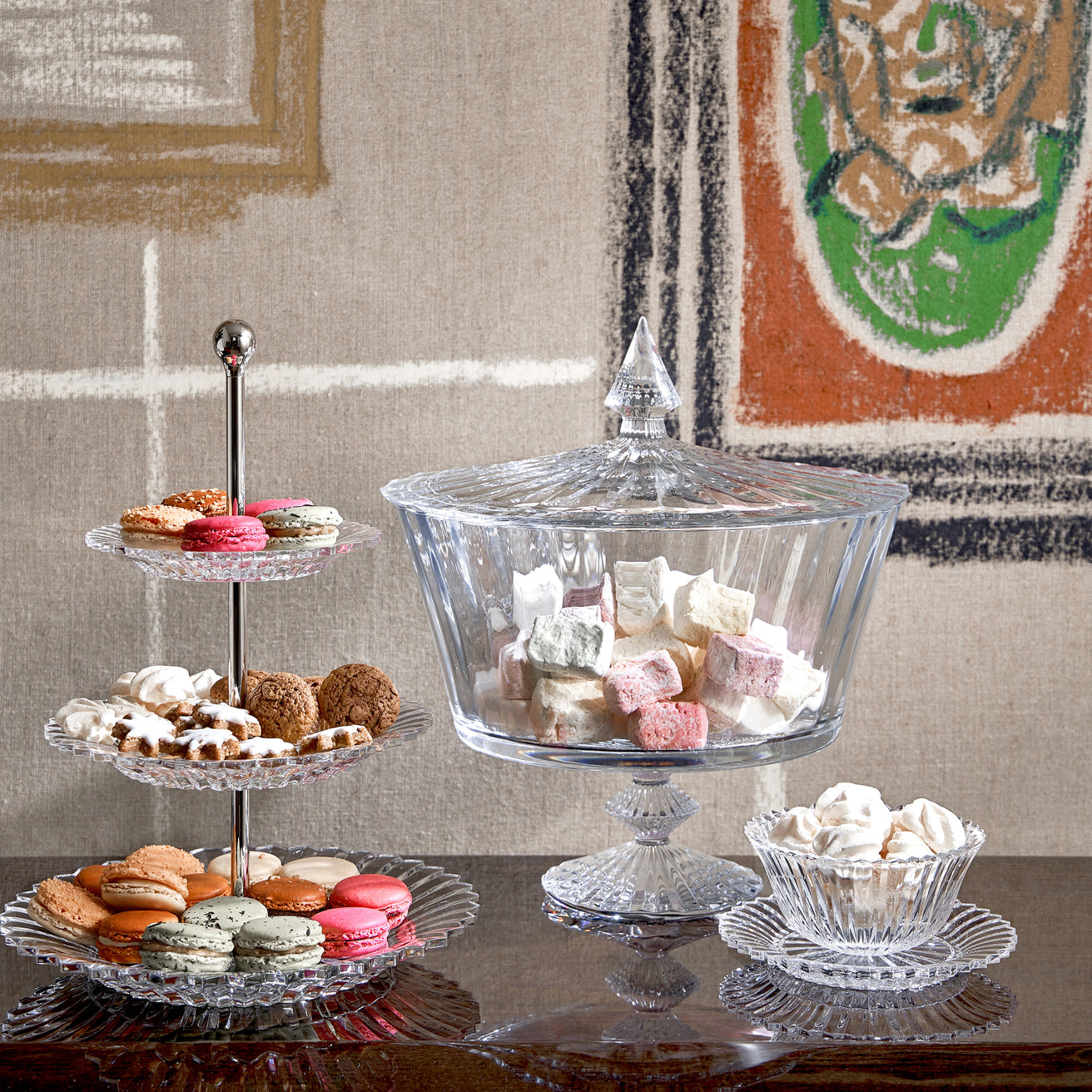 Baccarat Mille Nuits Small Pastry Stand