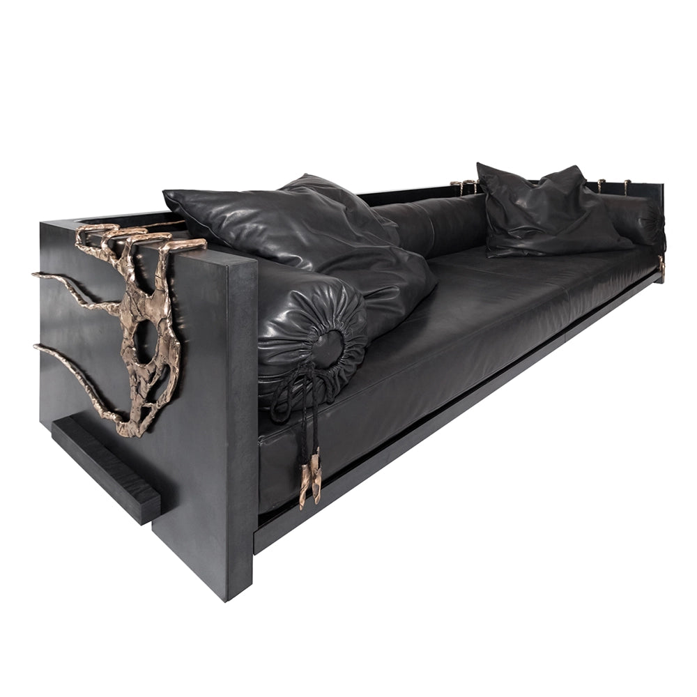 EXO Modular Brass Sofa