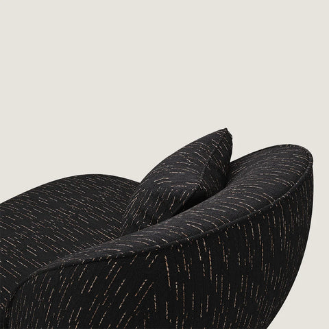 Angus Ⅱ Black Oversized Armchair