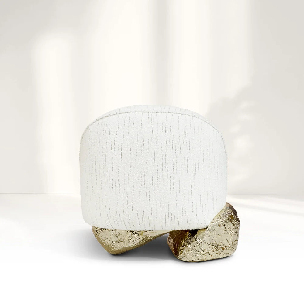 Angus Ⅱ White Oversized Armchair