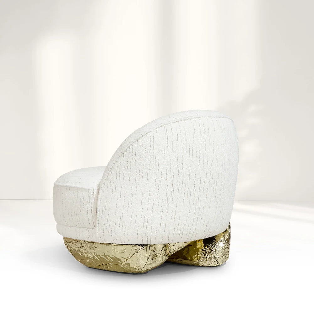 Angus Ⅱ White Oversized Armchair