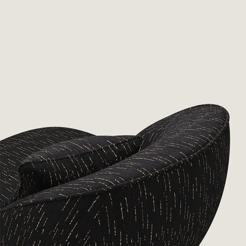 Angus Ⅰ Black Oversized Armchair