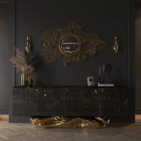 Angus Black Sideboard