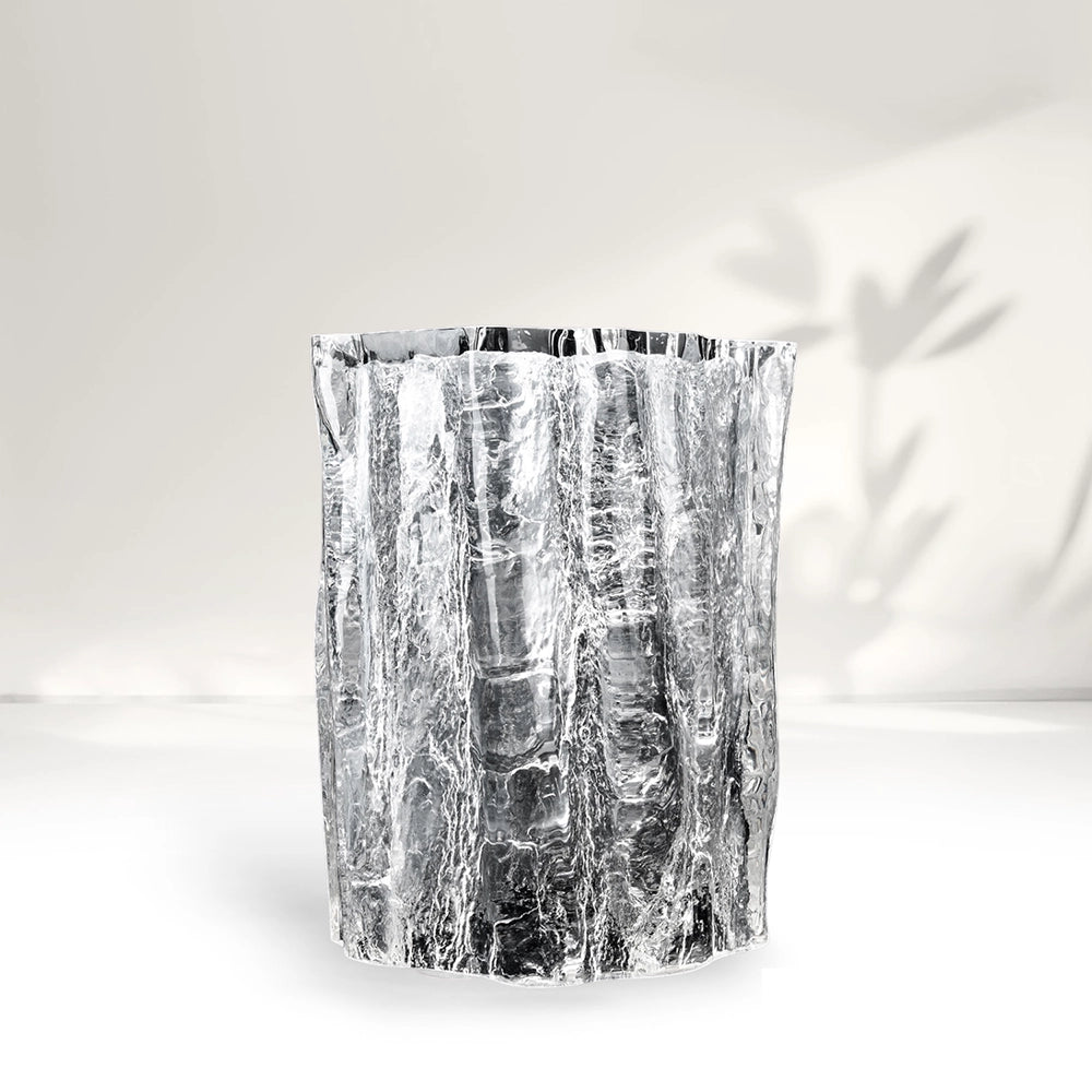 Arctic Ripple Acrylic Side Table