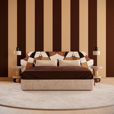 Basquiat II Wood Bed